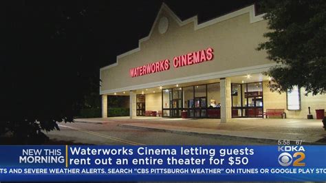 Waterworks showtimes - Pittsburgh, PA Movie Times Change Location | Clear Location. Refine Search ; All Theaters AMC CLASSIC Mount Lebanon 6; AMC CLASSIC South Hills Village 10; AMC Waterfront 22 ... MovieScoop Waterworks Cinemas. 6.4 mi. Read Reviews | Rate Theater 930 Freeport Rd, Pittsburgh, PA 15238. 412-784-1402 | View Map. Ticketing Available
